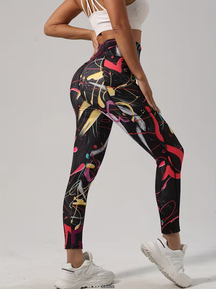 Three-Pack Women's High-Waisted Yoga Pants